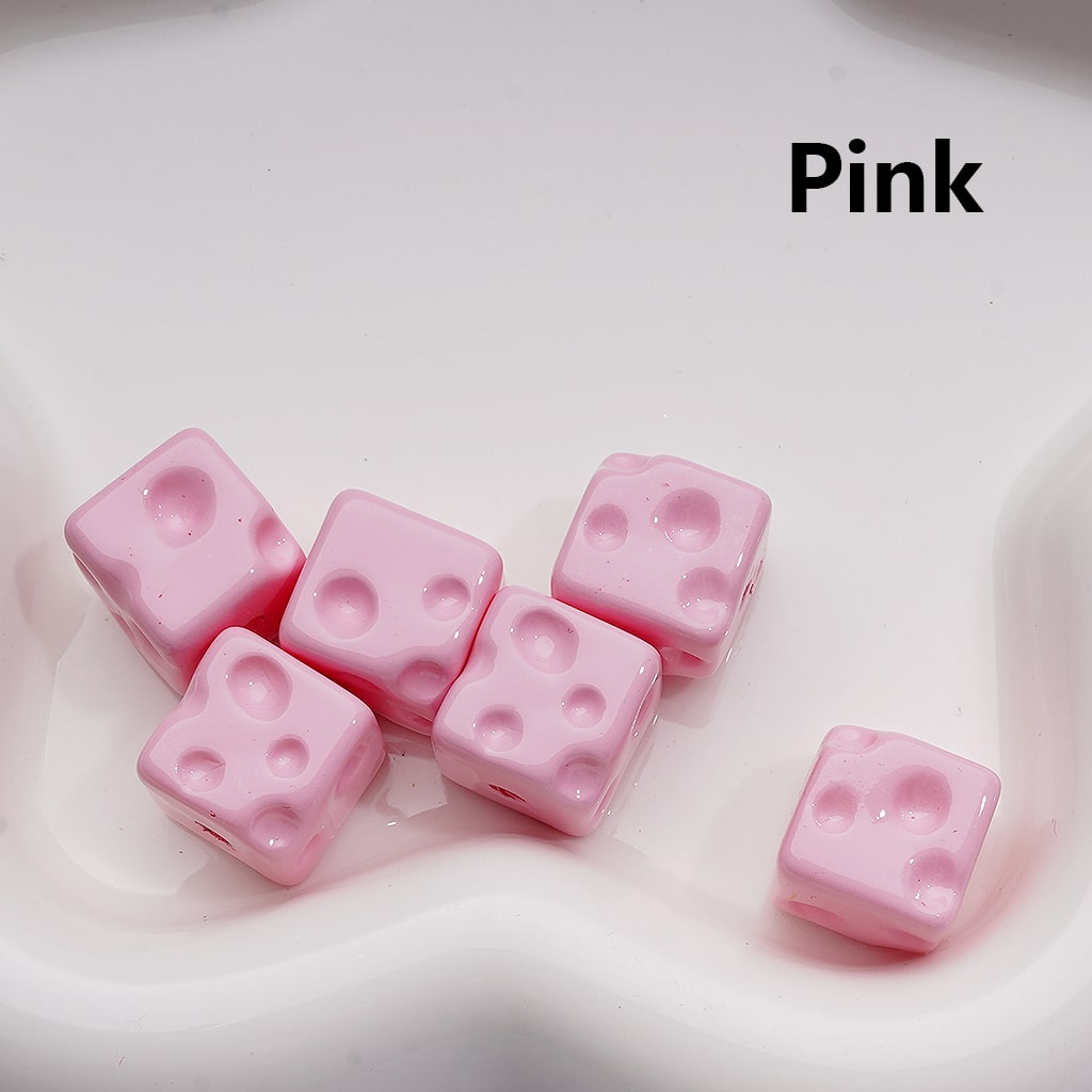 Solid Color Cheese Cube Square Acrylic Beads, 14MM, (Single Color is available for 200pcs(Whole bag))