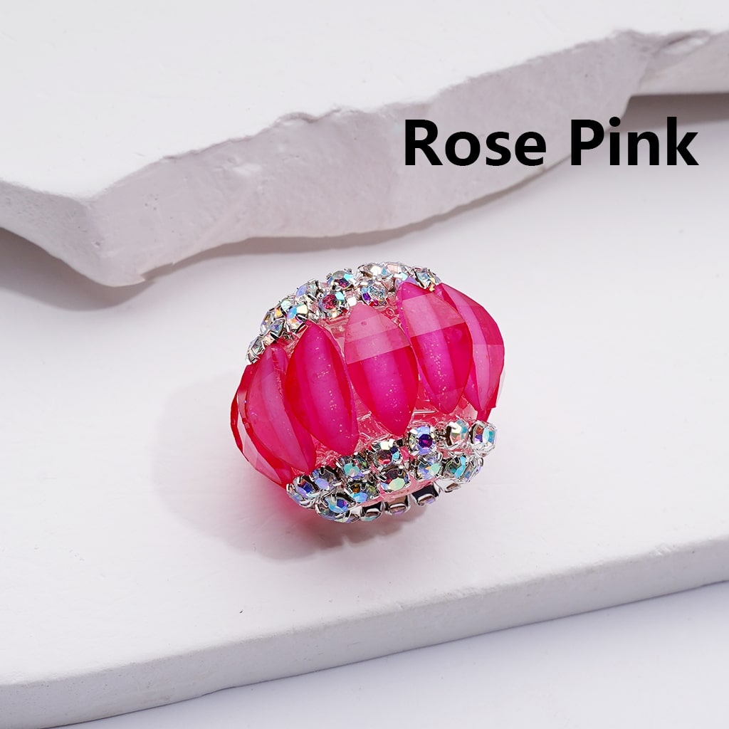 Halloween Multi-Color Pumpkin AB Rhinestones Chains Acrylic Beads, 21*17MM