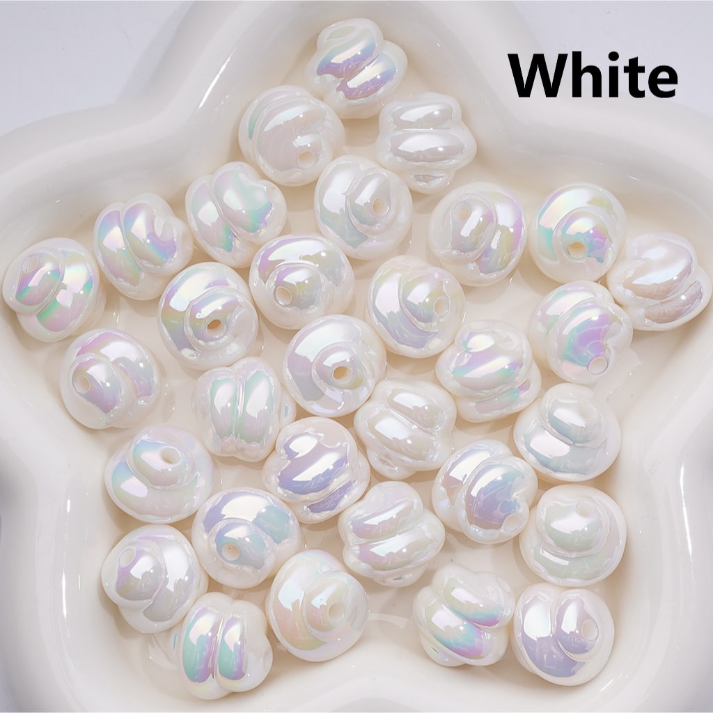 UV Coating Luminous Ice Cream Acrylic Bead, 17*17MM (Single Color is available for 200pcs(Whole bag))