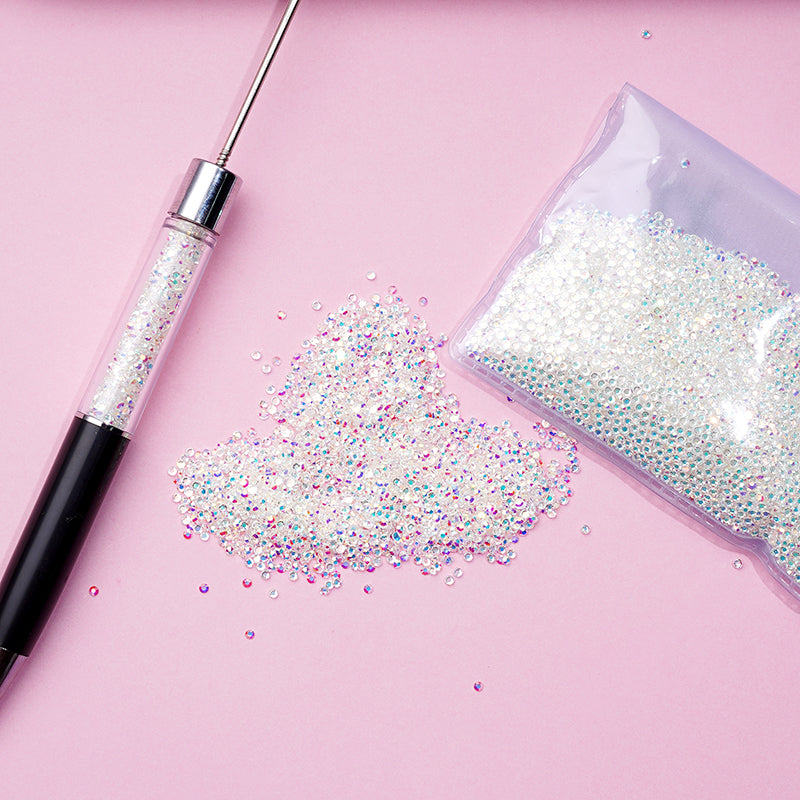 Tiny Clear Crystal Rhinestones, Confetti