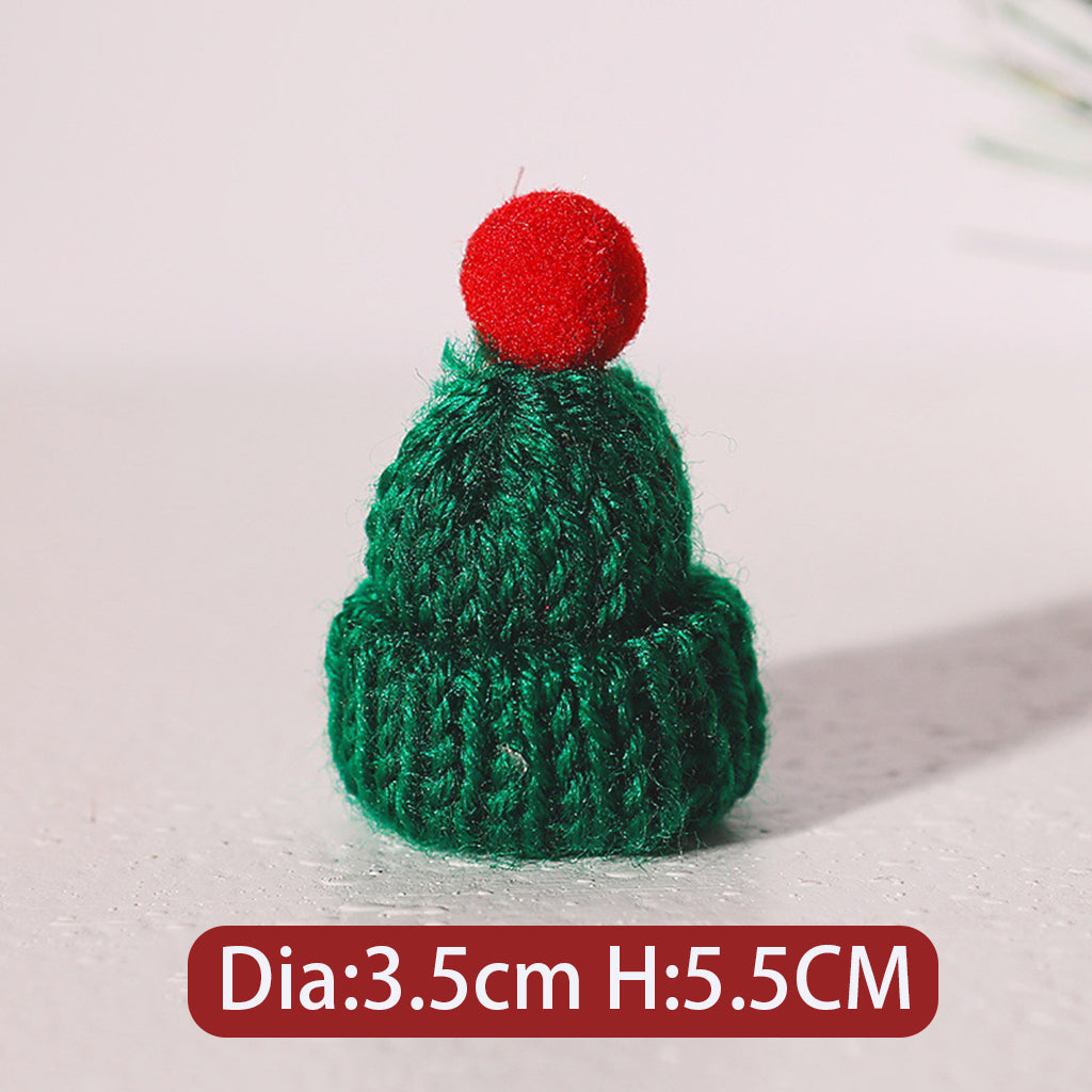 Christmas Series Knitted Woolen Yarn Hat Scarf Jewelry Accessories