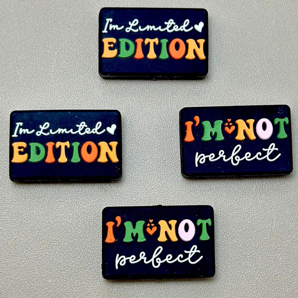 I'm Limited Edition I'm Not Weird Silicone Focal Beads