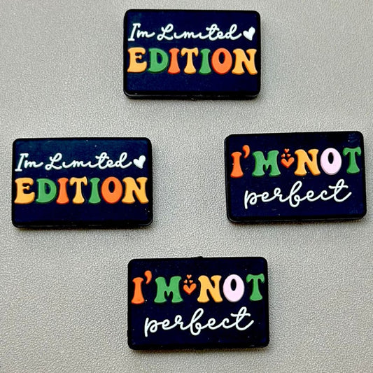I'm Limited Edition I'm Not Weird Silicone Focal Beads