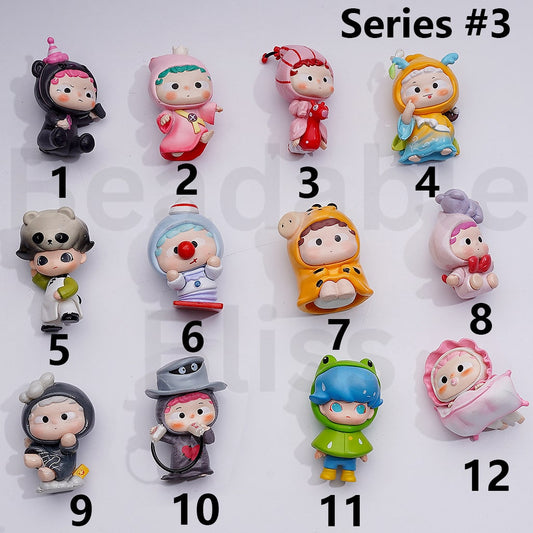 Cute  Heyon Blind Box Series  Figures Jewelry Accessories (No Hole)