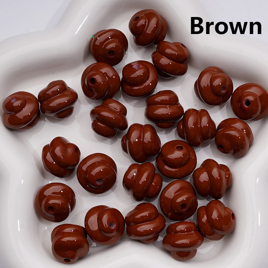 Cute Vivid Cream Acrylic Beads, 17*17MM (Single Color is available for 200pcs(Whole bag))