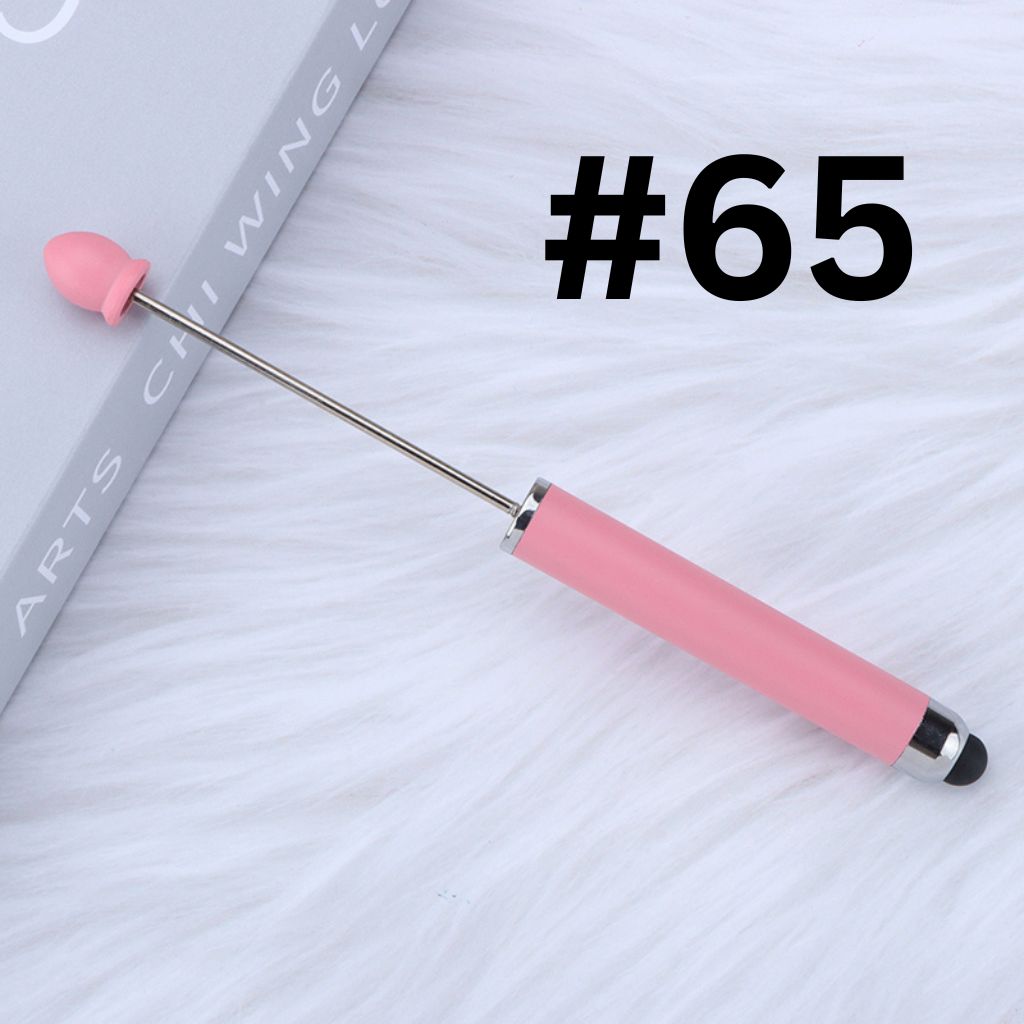 Beadable Stylus Pen, DIY Beadable Stylus Pen for All Touch Screen Devices, Plastic