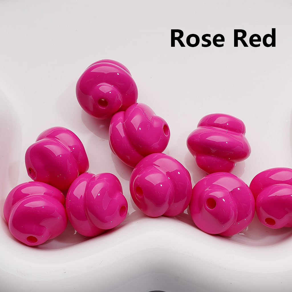 Cute Vivid Cream Acrylic Beads, 17*17MM (Single Color is available for 200pcs(Whole bag))