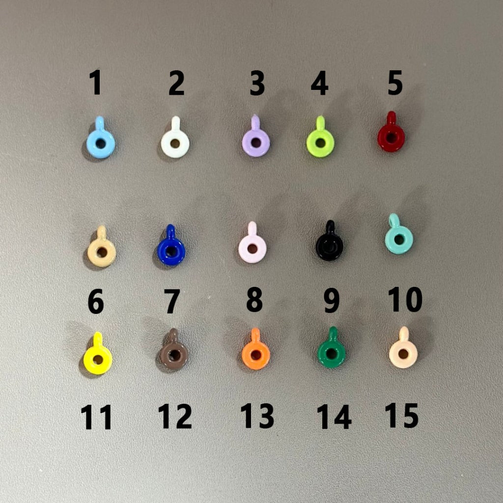 単色ミニキュートループリングアクリルベイルビーズ、約10MM、説明をお読みください。