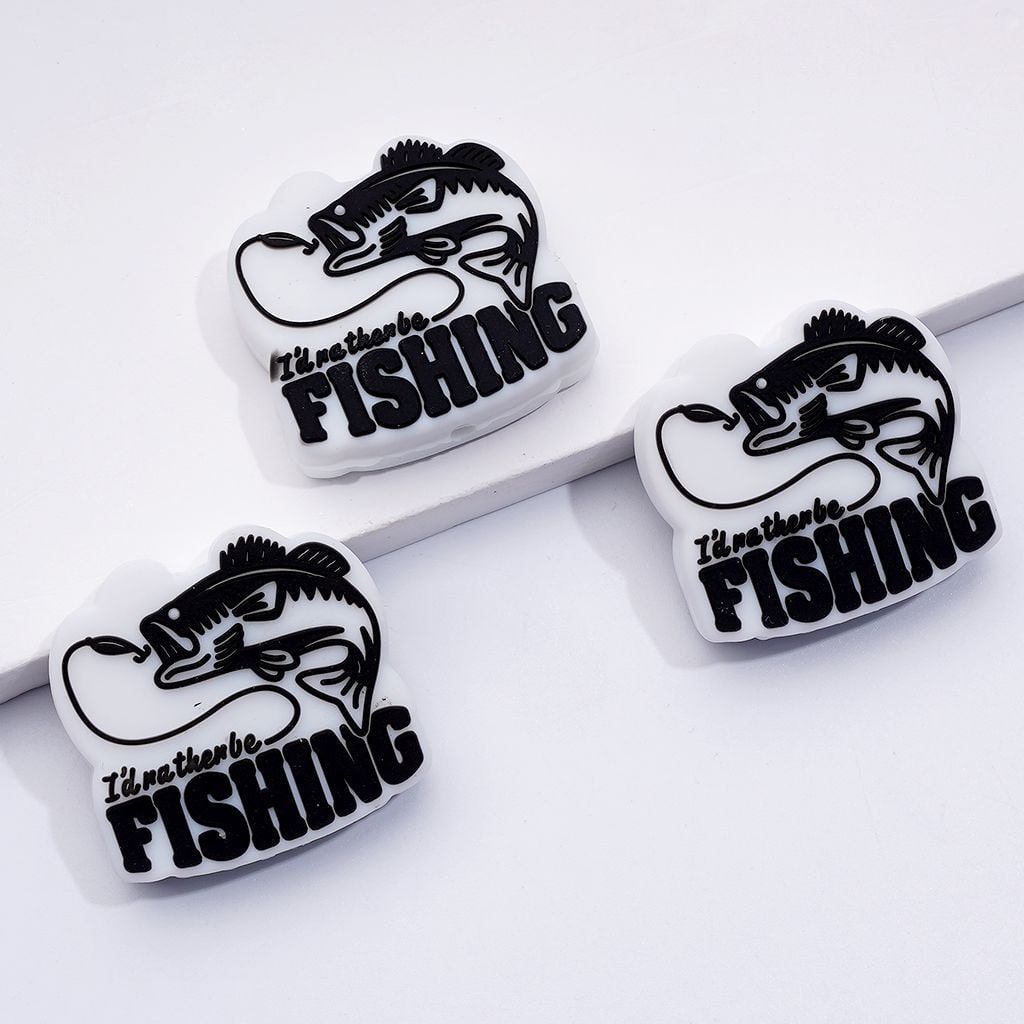 釣りに行くよ 釣りをしたい イエスにも魚の話がある 彼女がかがむのが大好き シリコンフォーカルビーズ