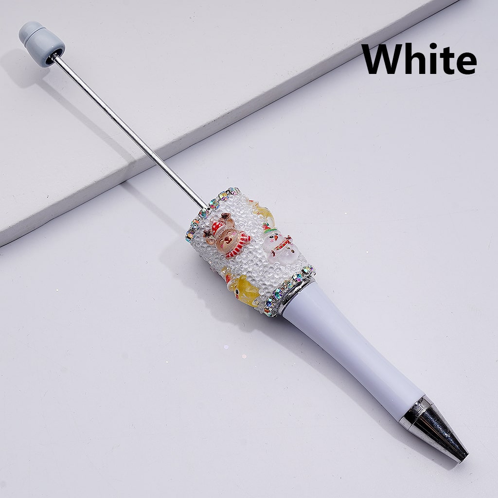 Christmas Series Charms AB Rhinestones Clear Sugar Beadable Pens