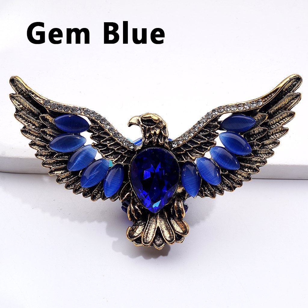 Exquisite Fancy Gold Silver Alloy Eagle with Large Water Drop Shiny Rhinestones White Pearls Cute Hearts Flowers Snowflakes Clay Beads, Around 80*50MM