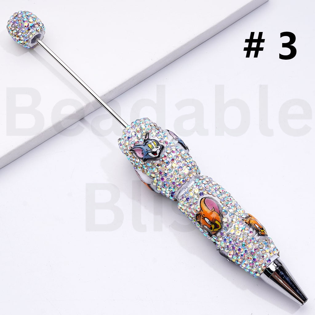 Cute To & Jerr AB Rhinestones Clay Pens