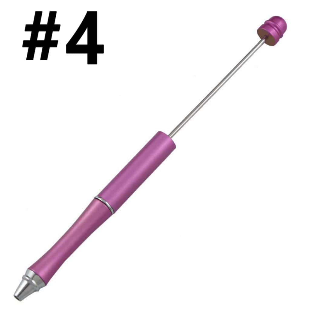 New Style Fashion Metal Beadable Pens in Solid Color (Refill Replacement is Available)