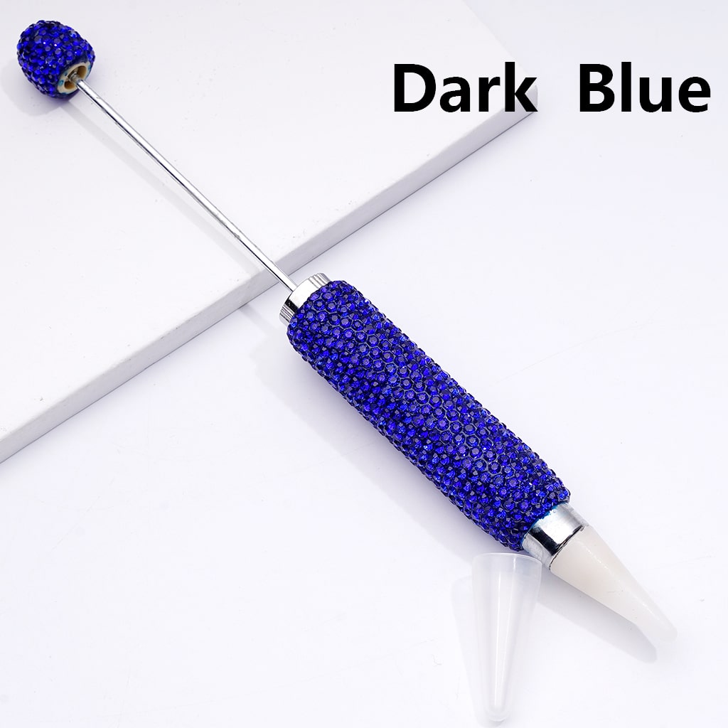 Beadable Shiny Rhinestones Clay Wax Tool Pen for Rhinestone Picker Dotting Solid Color, The Wax Head is available to replace, Pls Read the Description