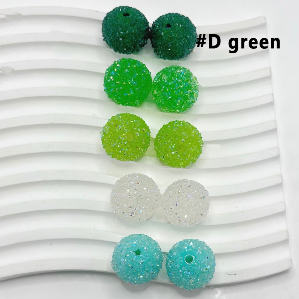 28 Single Colors and 7 Color Series Mix Round Sugar Beads, 20MM