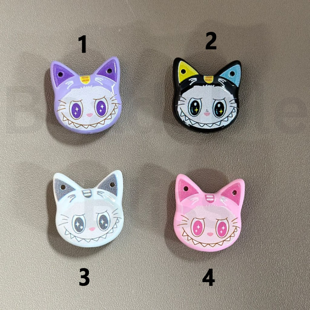 Vivid Cute Labu Pop Mar Acrylic Beads, Around 22*23MM, Please Read the Description