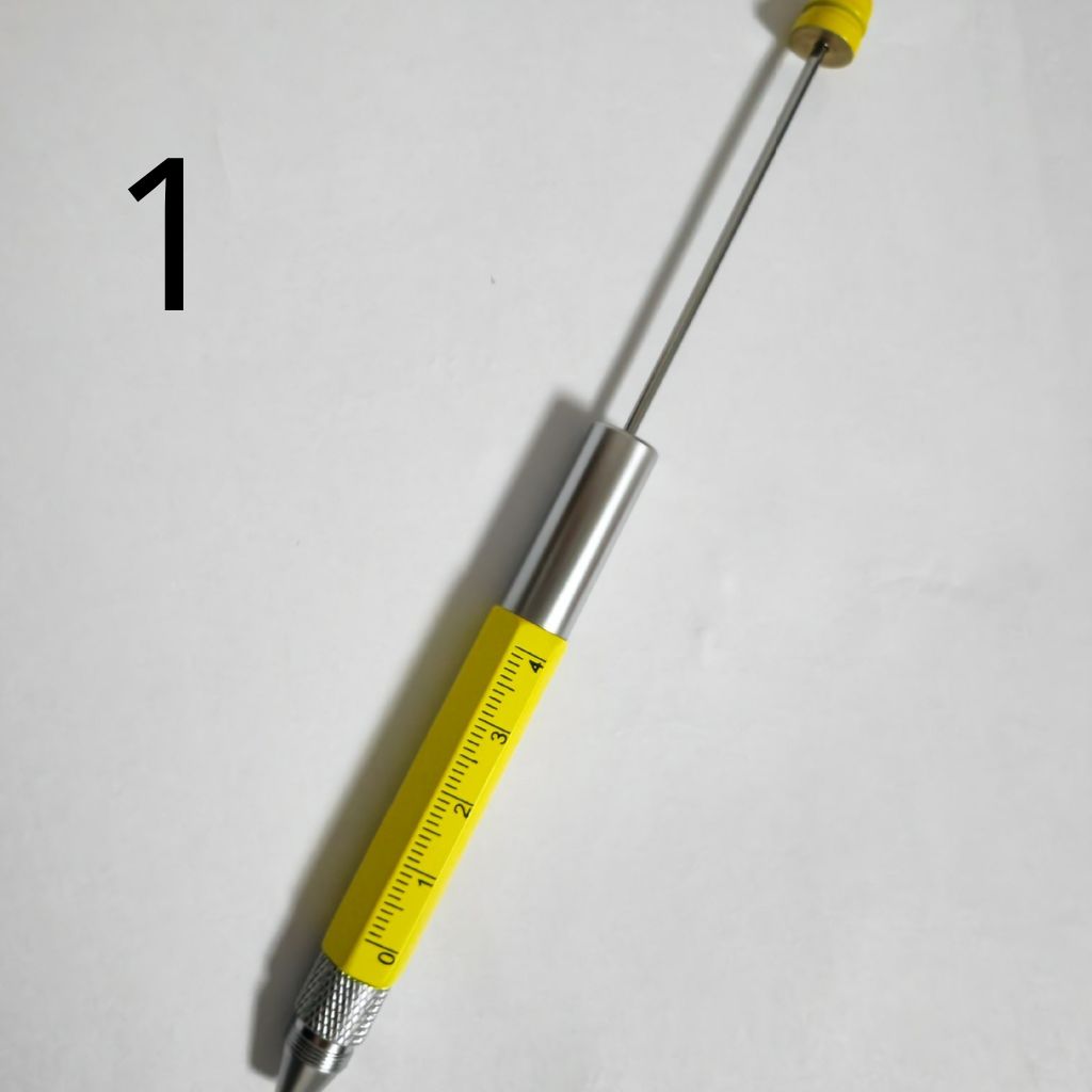 Screwdriver Pens, Multifunction Pen with Ruler and Screwdriver, Metal Beadable Pens