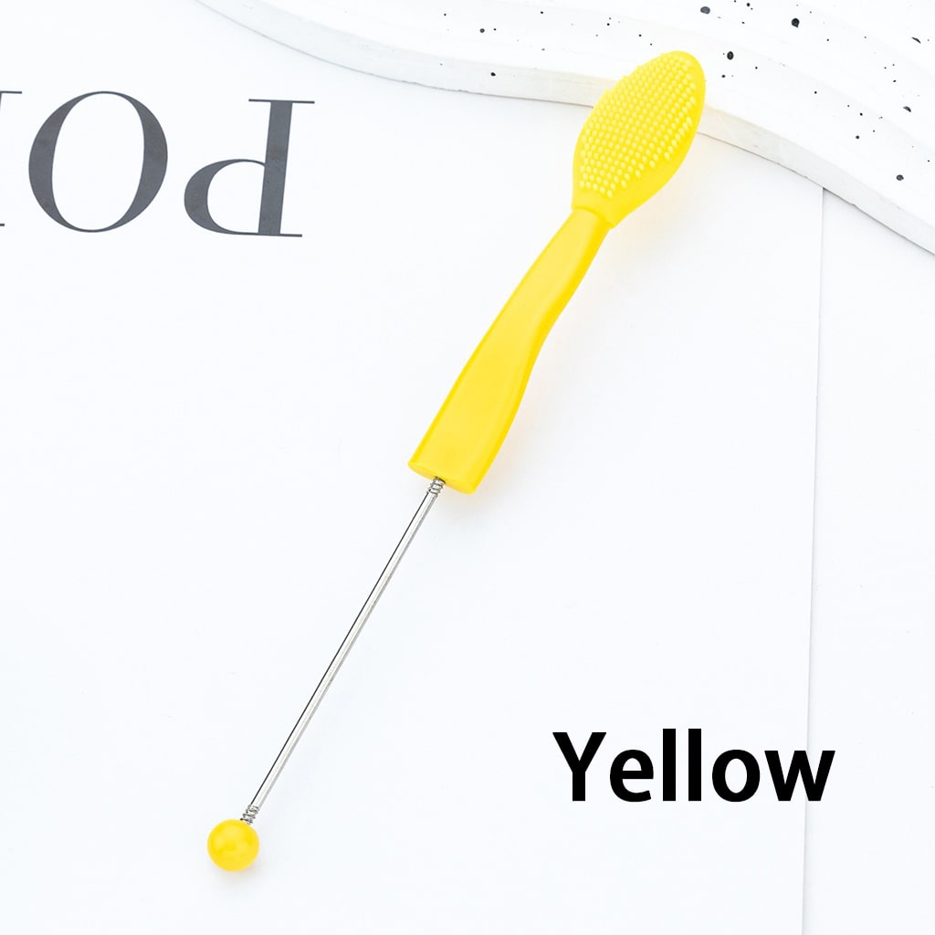 DIY Beadable Multifunctional Cleaning Brush in Solid Color 156MM