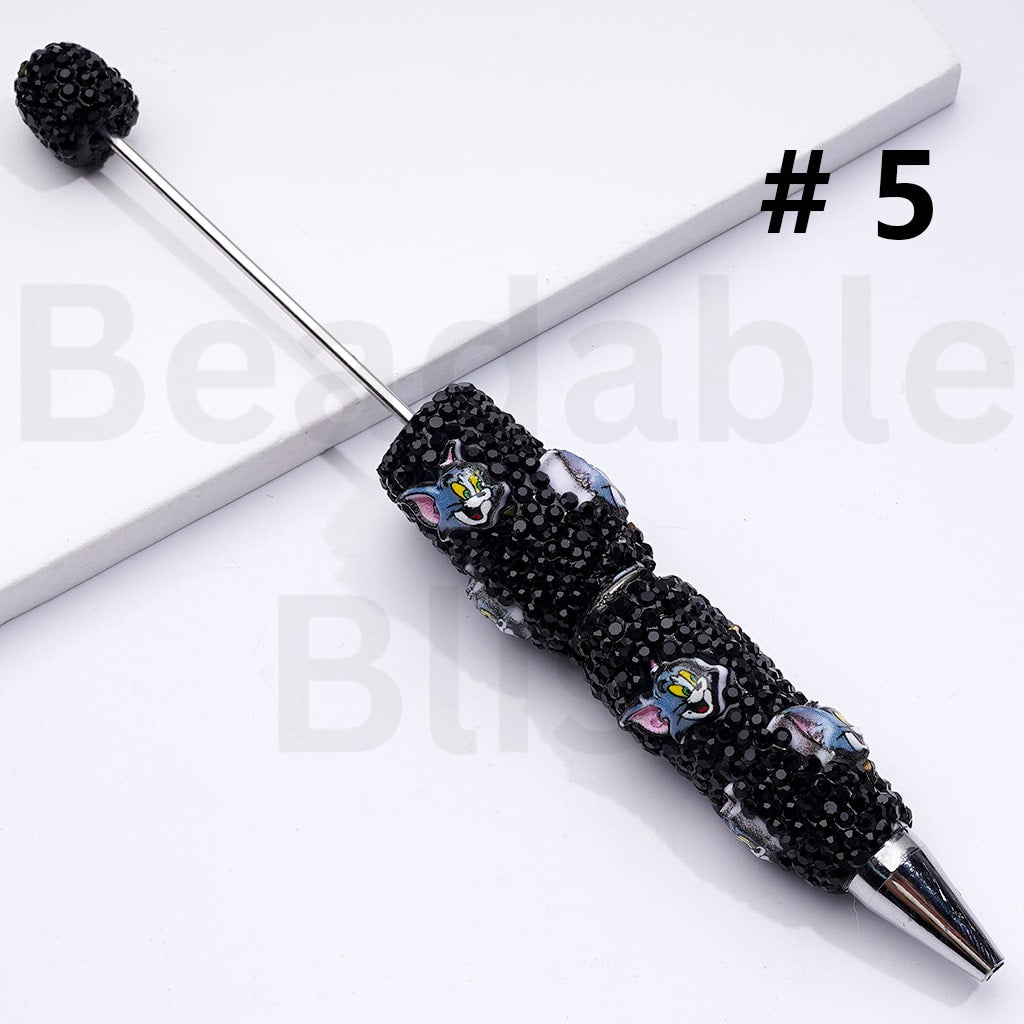 Cute To & Jerr AB Rhinestones Clay Pens