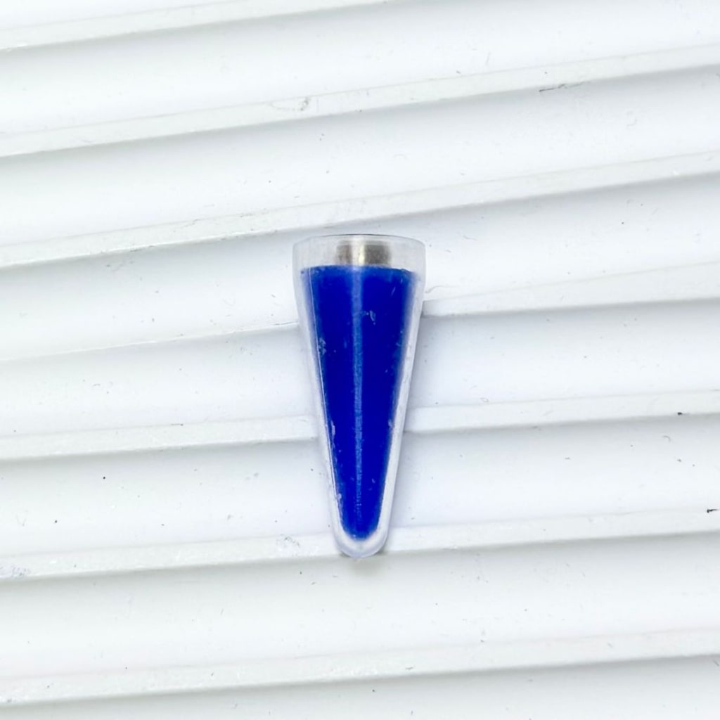 Solid Color Wax Bullet Head Accessories for Adding Rhinestones, 23*8MM