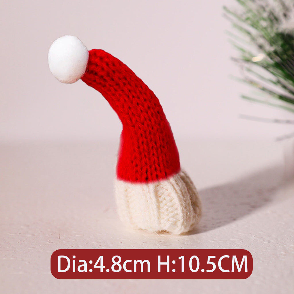 Christmas Series Knitted Woolen Yarn Hat Scarf Jewelry Accessories