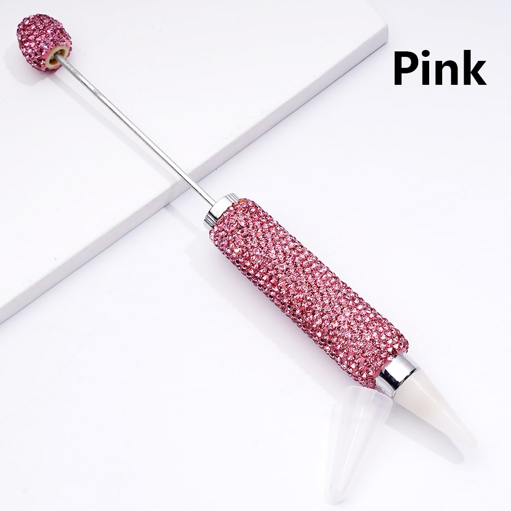 Beadable Shiny Rhinestones Clay Wax Tool Pen for Rhinestone Picker Dotting Solid Color, The Wax Head is available to replace, Pls Read the Description