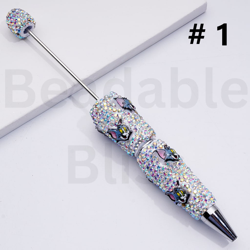 Cute To & Jerr AB Rhinestones Clay Pens