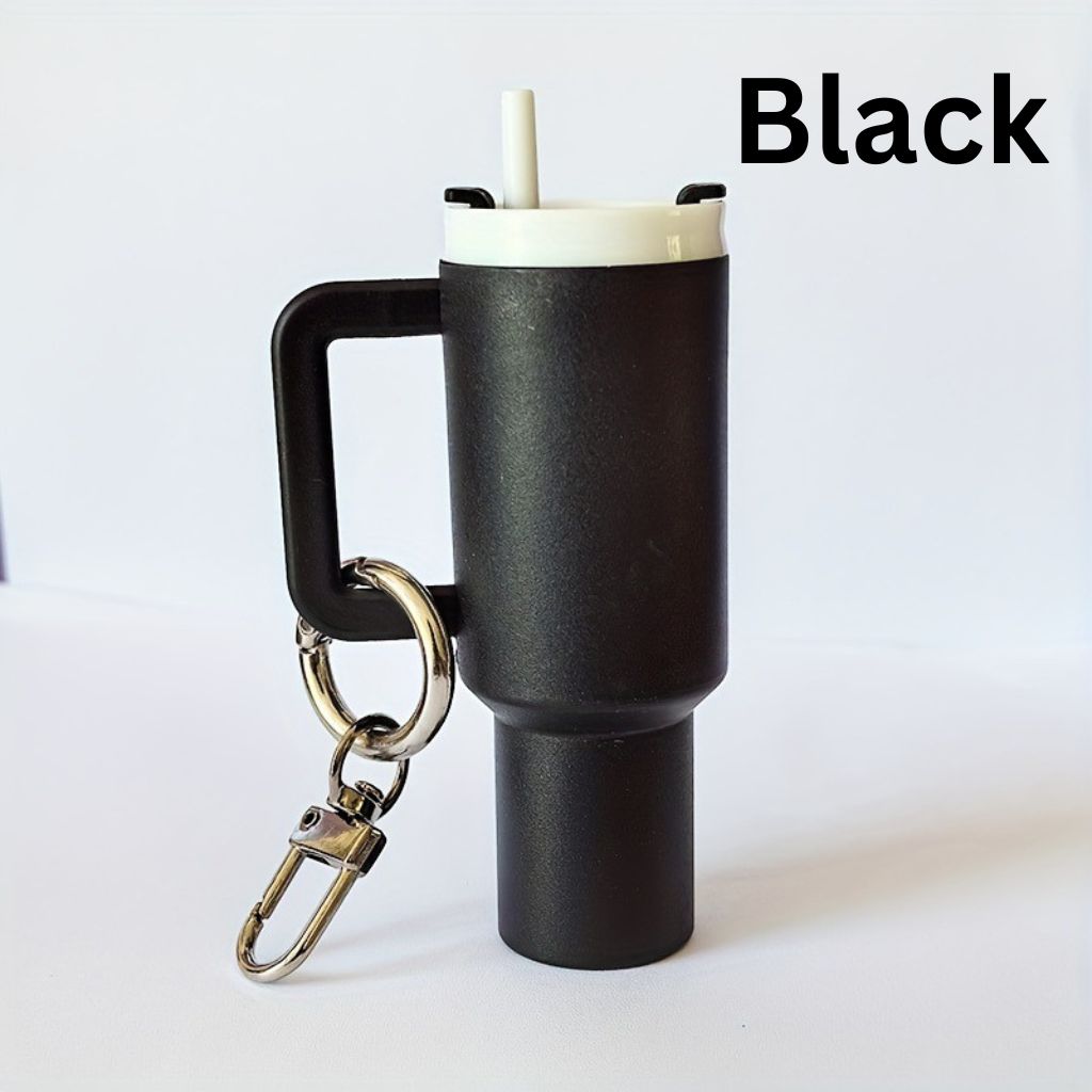 Mini Tumbler Chapstick Holder, Stanley Keychain Chapstick Holder, Size 10*5*3cm