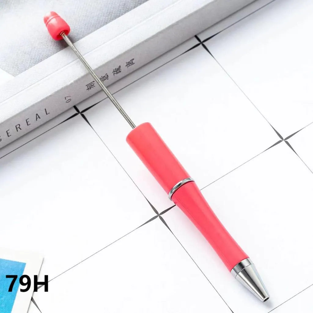 Plastic Beadable Pens | Beaded Pens in Solid, Ombre Gradient and Neon Colors, READ THE DESCRIPTION