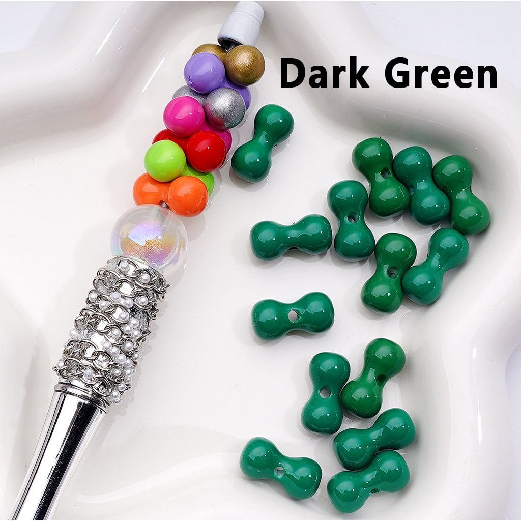 Multi-Color Mini Bone Shape Acrylic Beads, 8*16MM