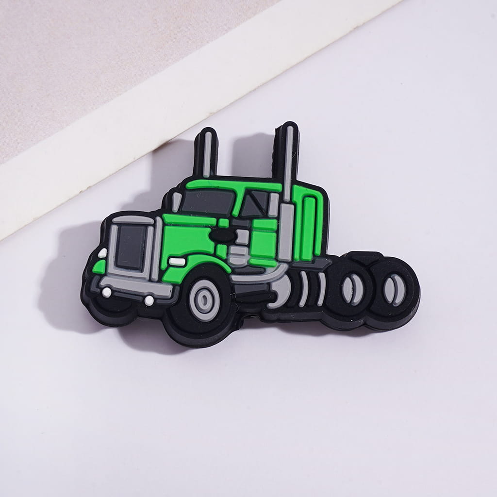 Silicone Focal Beads American Semi-Trucks in Various Colors
