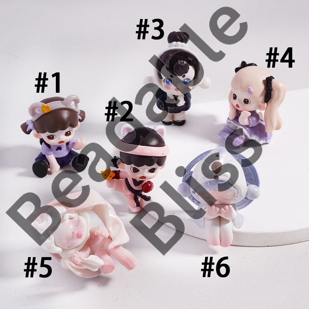 Beautiful and Cool Characters Series Cute Acrylic Figures Jewelry Accessories (No Hole)