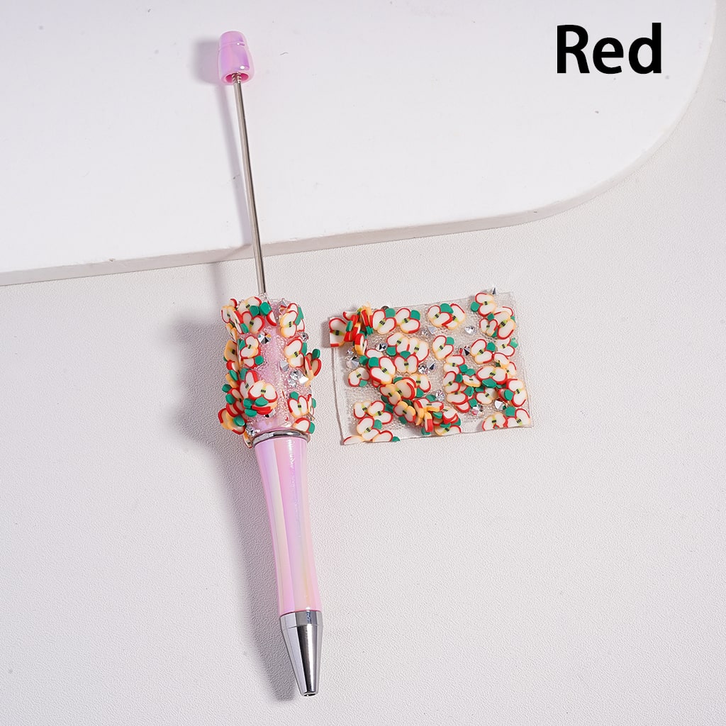 DIY Bling Bling Wraps Tapes Fruits Series with Apple Orange Kiwi Fruit Pineapple Carrot Clear Cone Shape Rhinestones for Pen, Around 40*28MM, (78pcs in 1 Sheet), Please Read the Description