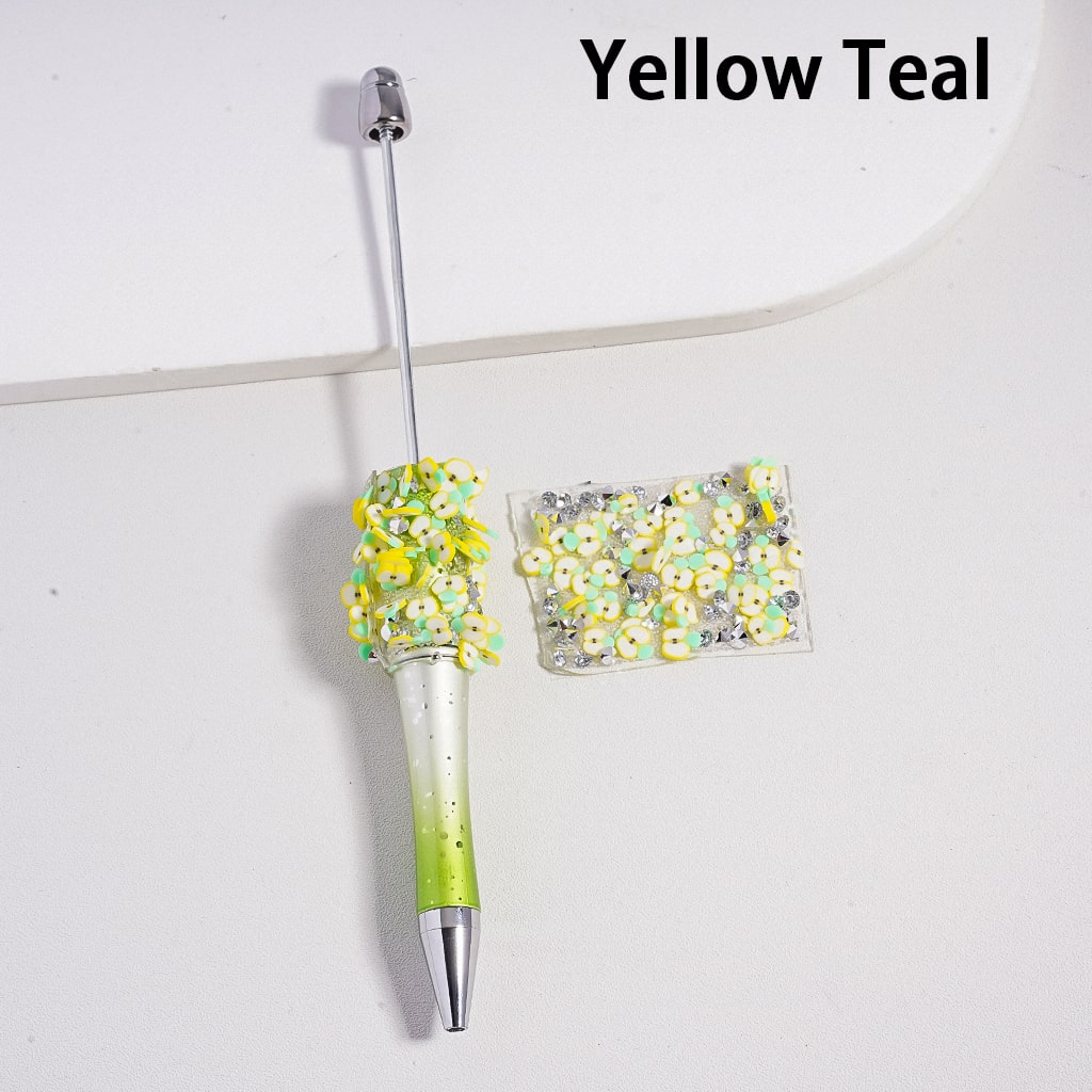 DIY Bling Bling Wraps Tapes Fruits Series with Apple Orange Kiwi Fruit Pineapple Carrot Clear Cone Shape Rhinestones for Pen, Around 40*28MM, (78pcs in 1 Sheet), Please Read the Description