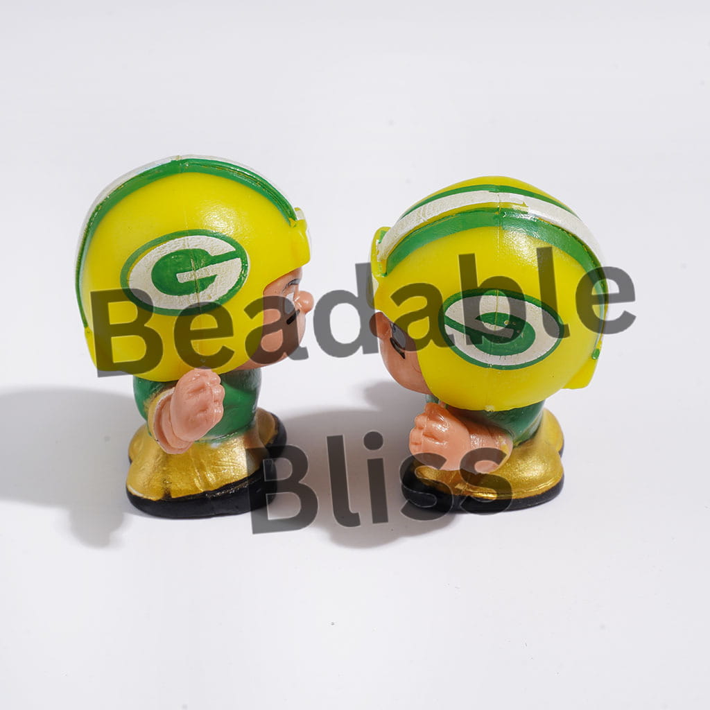 Acrylic Mini American Football Player Figurine for Pen Topper or Beads, Random Mix (Please Read Description)