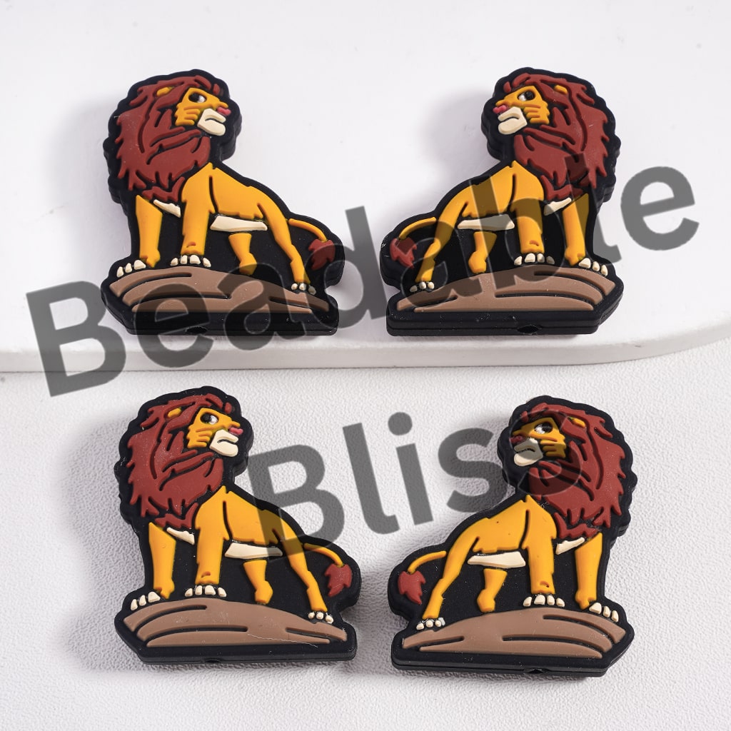 Silicone Focal Beads Beautiful Princess Animal Characters in Various Designs & Shapes