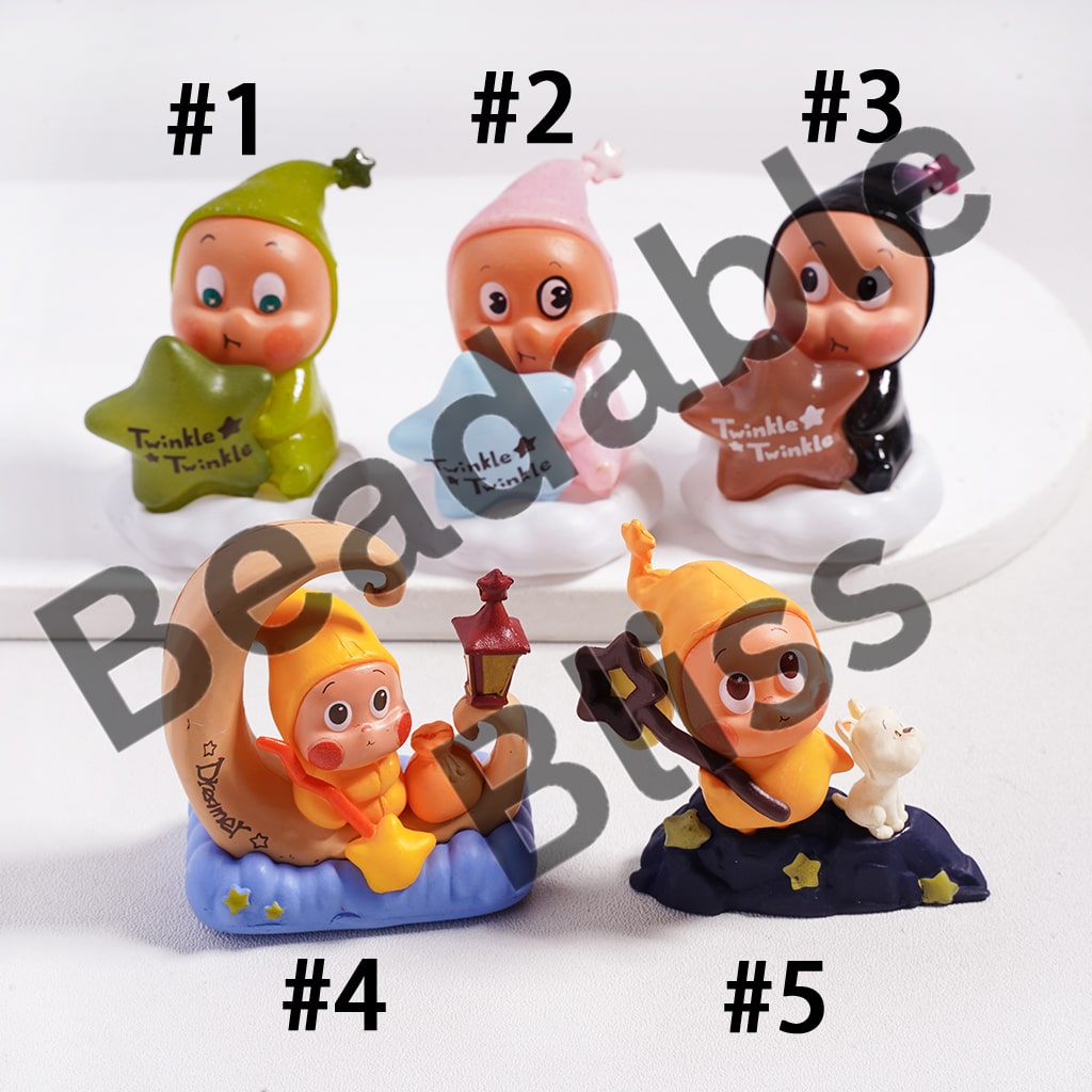 Acrylic Figures Baby Star Character Series, Jewelry Accessories (Please Read Description)