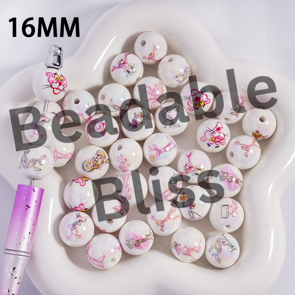 16MM beads with 'Beadable Bliss' text on a white background