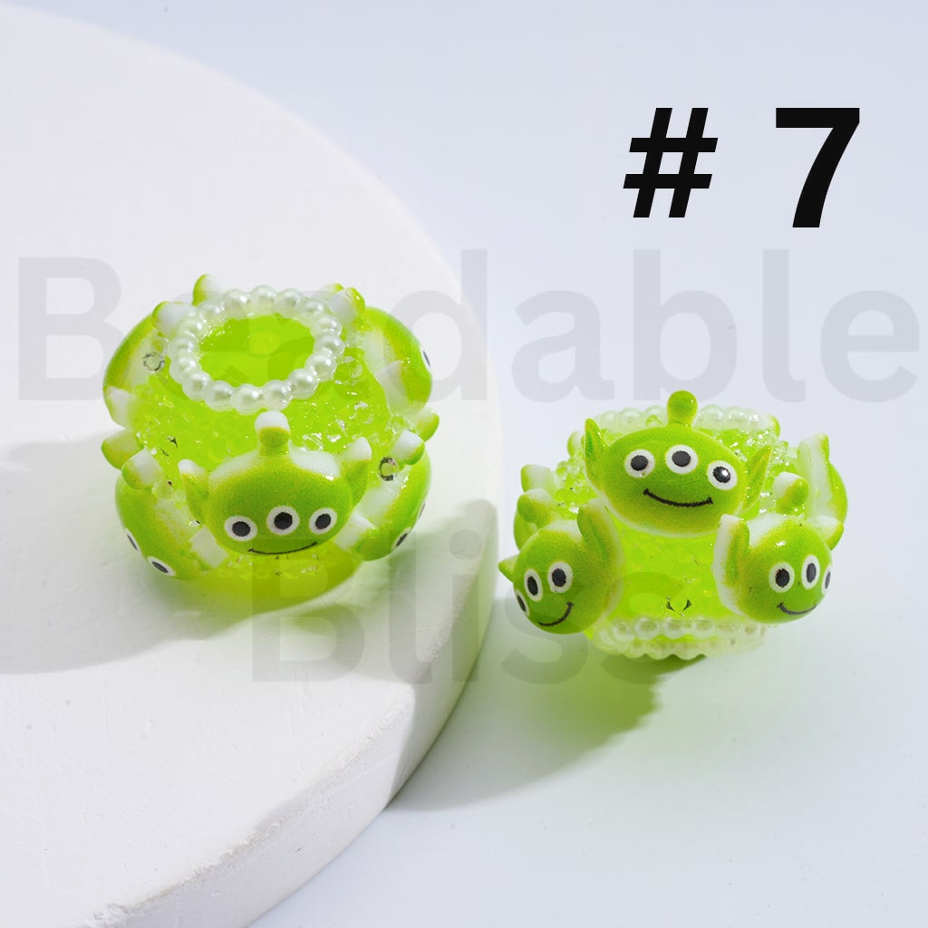 Sugar Acrylic Beads Cute Cartoon Hello Kitt Kurom Cinnamonrol To Jerr Micke Minni Donal Dais Stitc Alie James P. Sulliva Lots Bear Sanri Disne Toy Stor Monsters In Multi-Color Around 18*22MM