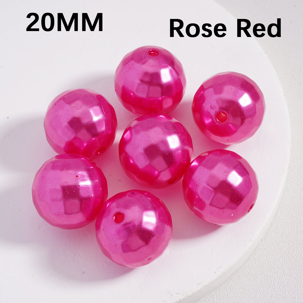 Disco Acrylic Beads Large Shiny Multi-Color 20MM (Single Color is available for 120pcs(whole bag) Only)