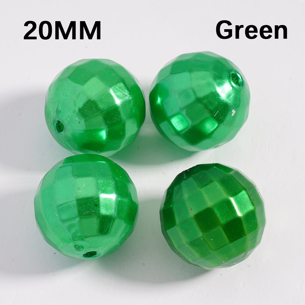 Disco Acrylic Beads Large Shiny Multi-Color 20MM (Single Color is available for 120pcs(whole bag) Only)