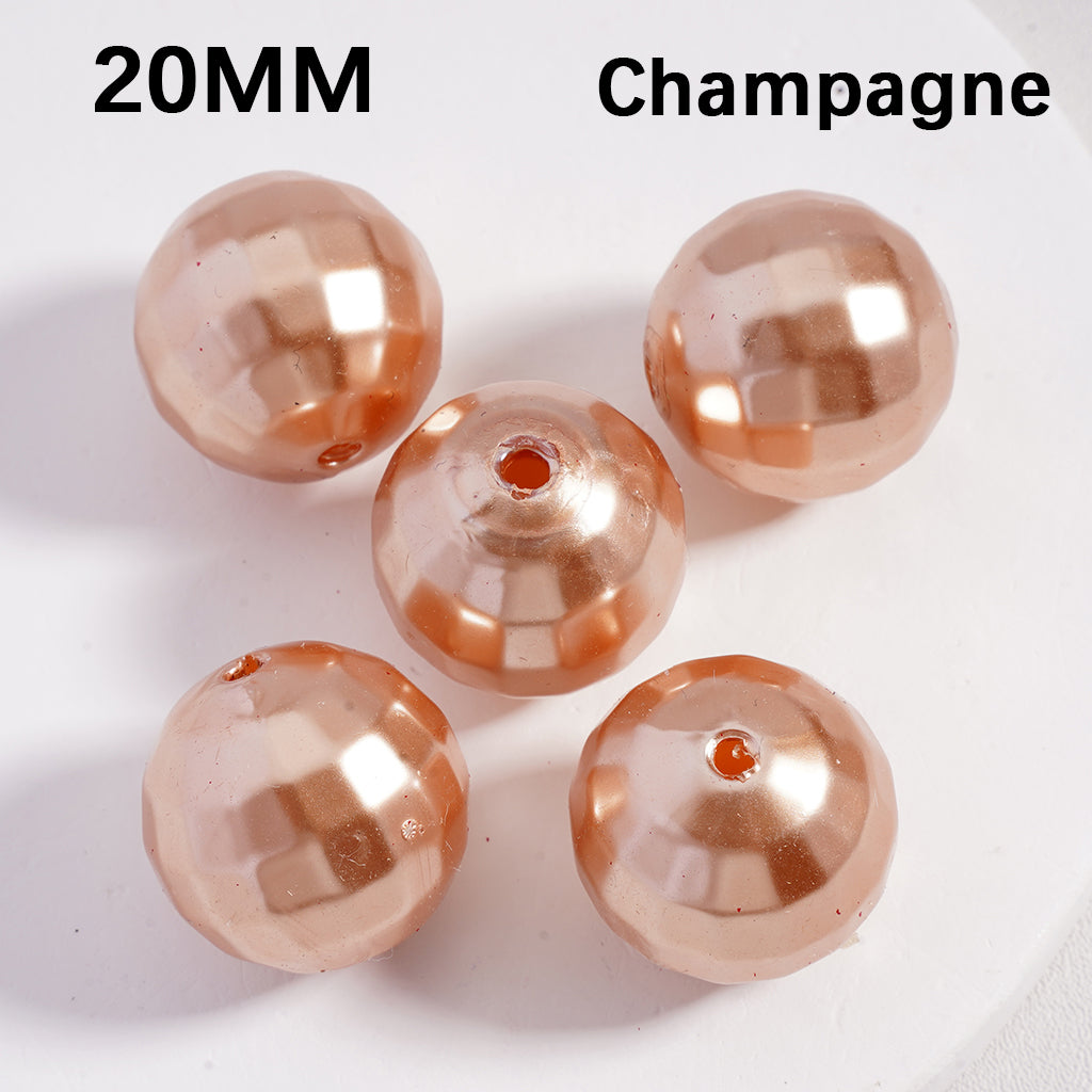 Disco Acrylic Beads Large Shiny Multi-Color 20MM (Single Color is available for 120pcs(whole bag) Only)