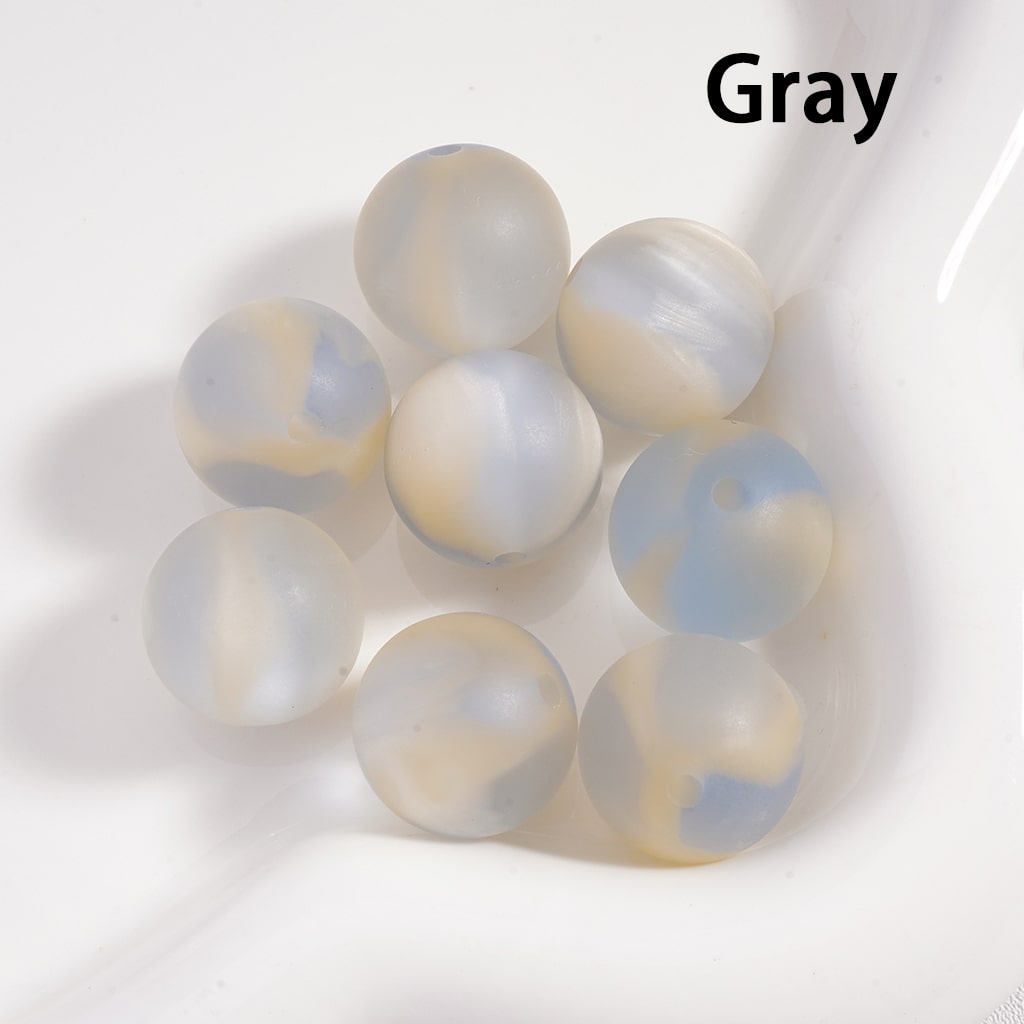 Acrylic Beads Frosted Matte Double Color 16MM (Single Color is available for 200pcs(Whole Bag) Only)