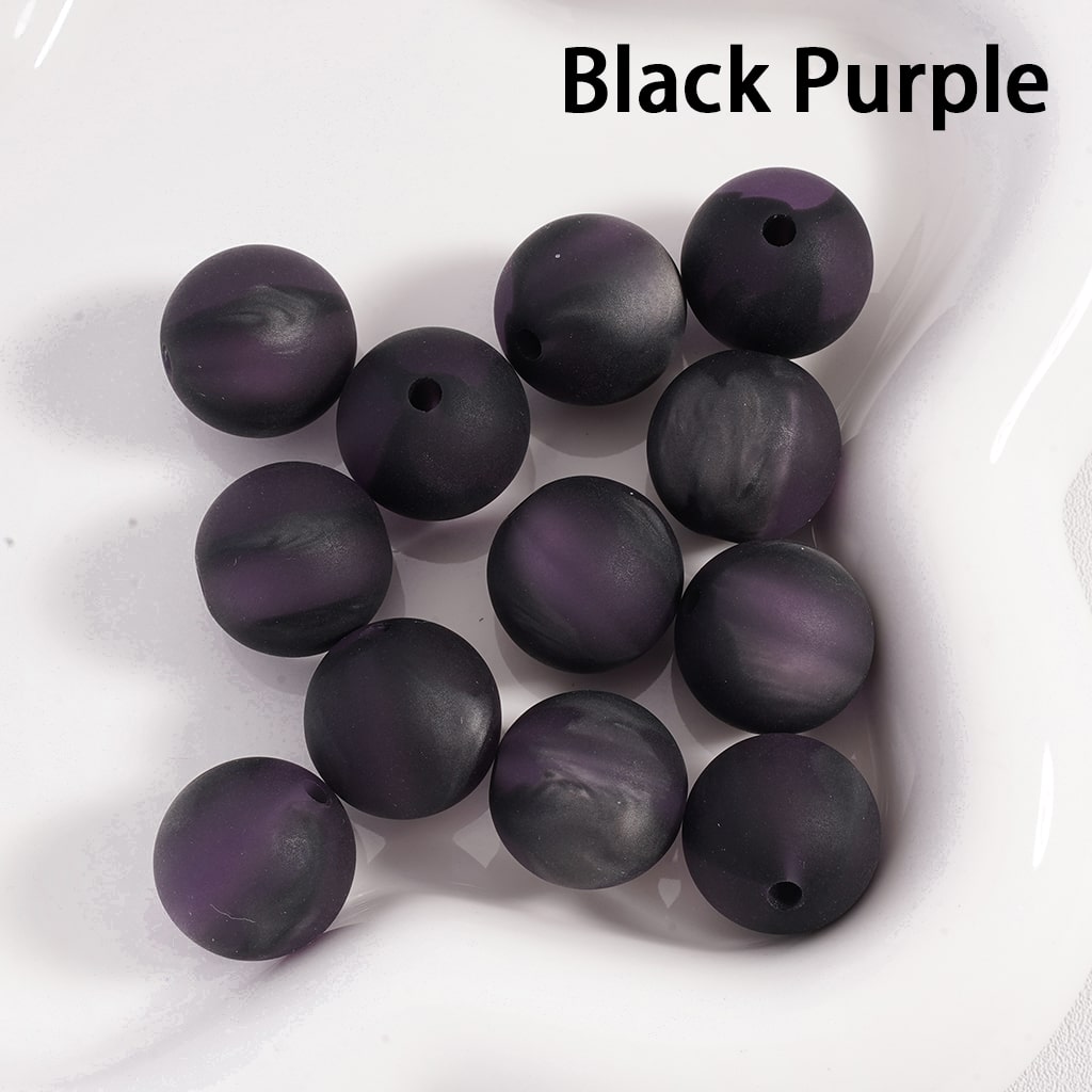 Acrylic Beads Frosted Matte Double Color 16MM (Single Color is available for 200pcs(Whole Bag) Only)