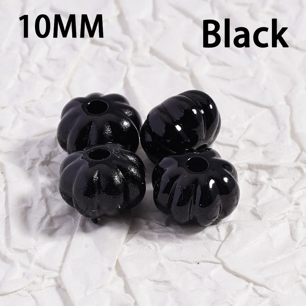 Acrylic Beads Mini Cute Pumpkin Solid Color 10MM (Single Color is available for 500pcs(whole bag)Only)