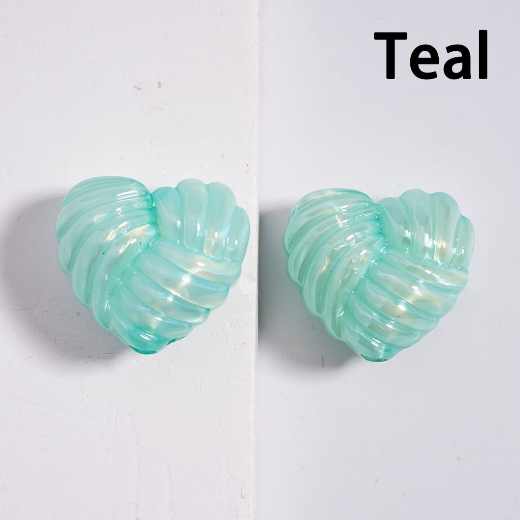 Acrylic Beads Shiny Cute Heart of Yarn Shape Multi-Color 20*22MM (Single Color is available for 200pcs(whole bag)Only)