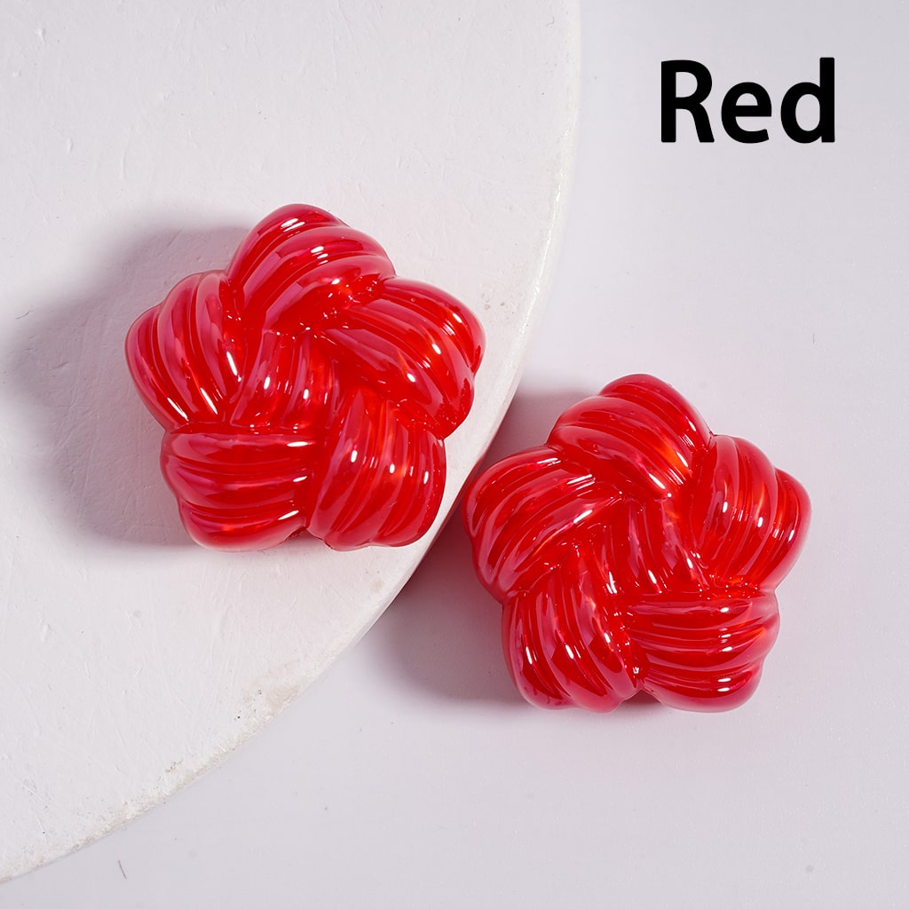 Acrylic Beads Shiny Cute Star of Yarn Shape Multi-Color 21MM (Single Color is available for 200pcs(whole bag)Only)