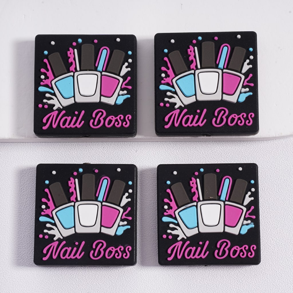 Silicone Focal Beads Nail Boss Lady Women Girl Make Up