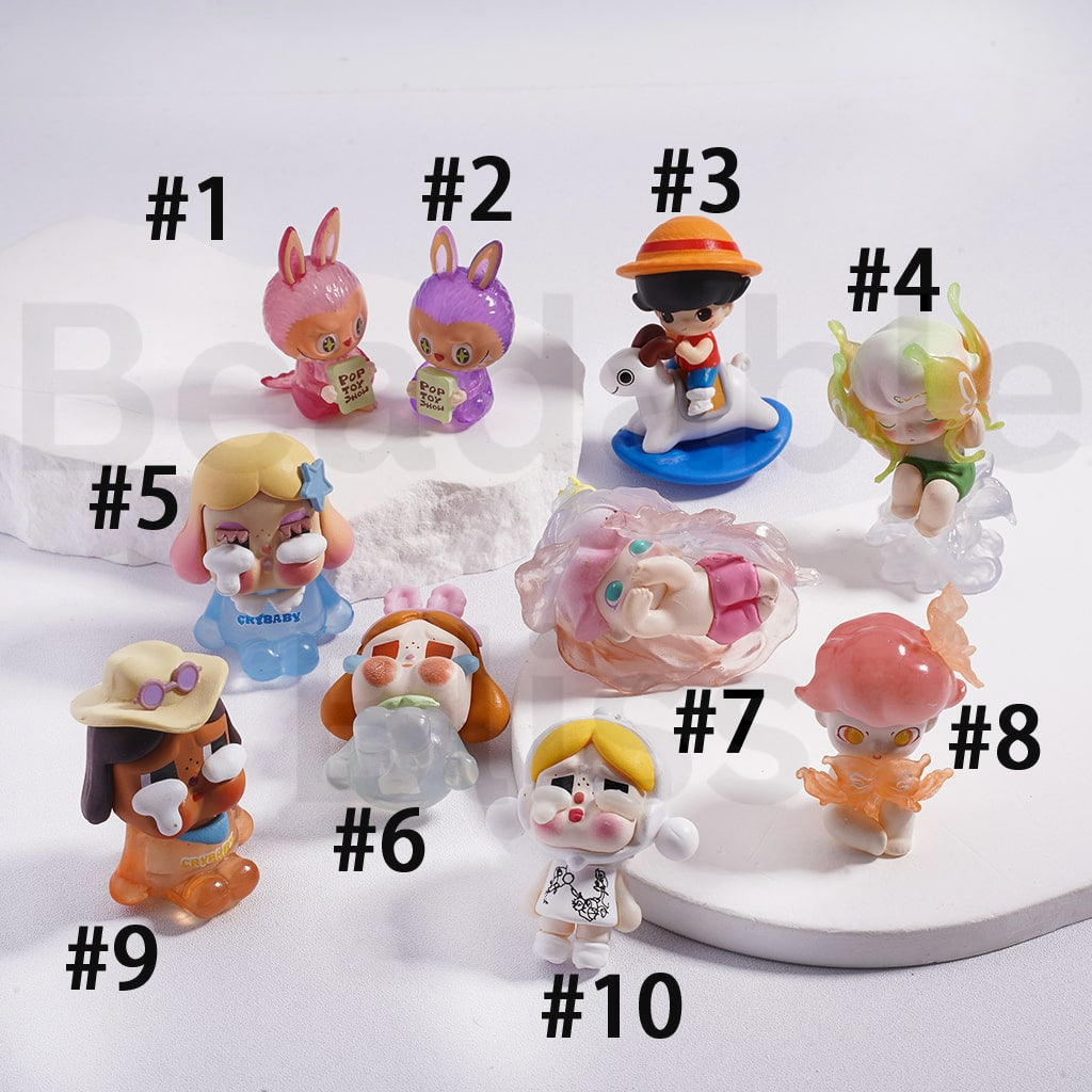 Cute Blind Box Pop Bea Luck Charm Series Pop Mar Figures Jewelry Accessories (No Hole)
