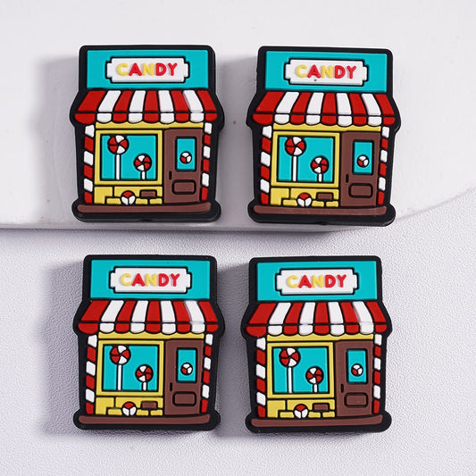 Silicone Focal Beads Cute Candy Sweet Shop Store
